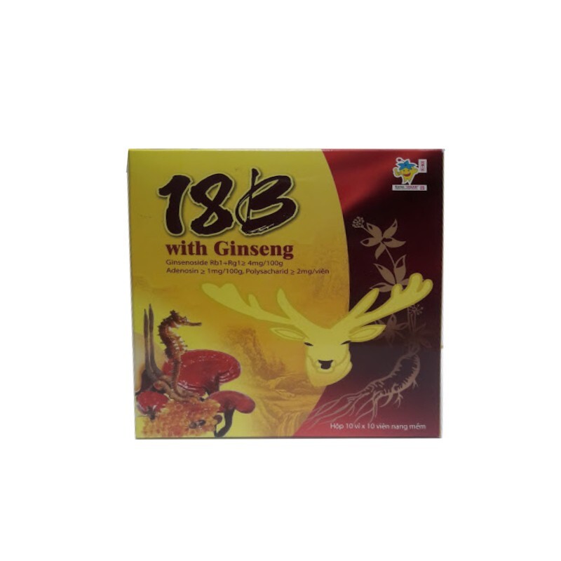 Vitamin 18B With Ginseng Hộp 100 Viên