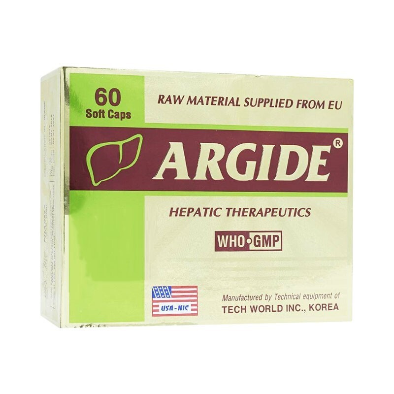 Viên Uống Bổ Gan Argide Hộp 60 Viên Viên Uống Bổ Gan Argide Hộp 60 Viên
