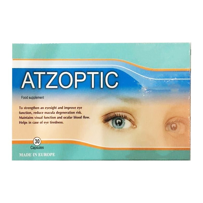 Thuốc Atzoptic - Hộp 30 Viên - Giúp Tăng Thị Lực Thuốc Atzoptic - Hộp 30 Viên - Giúp Tăng Thị Lực
