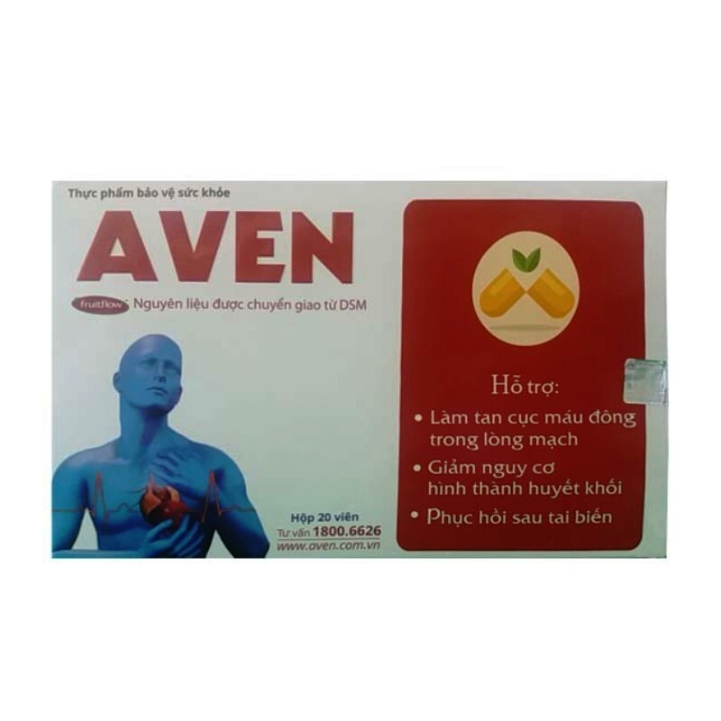 Thực Phẩm Bảo Vệ Sức Khỏe Aven Hộp 20 Viên Thực Phẩm Bảo Vệ Sức Khỏe Aven Hộp 20 Viên