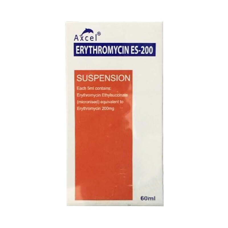 Thuốc Axcel Erythromycin Es-200 - Chai 60ml - Trị Nhiễm Trùng