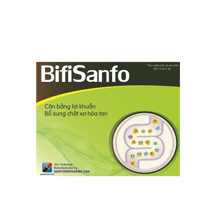 Bifisanfo 12 Gói – Cân Bằng Lợi Khuẩn, Bổ Sung Chất Xơ