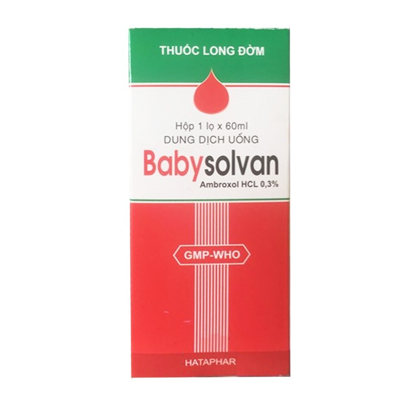 Thuốc Babysolvan - Lọ 60ml - Tiêu Nhầy Đường Hô Hấp Thuốc Babysolvan - Lọ 60ml - Tiêu Nhầy Đường Hô Hấp