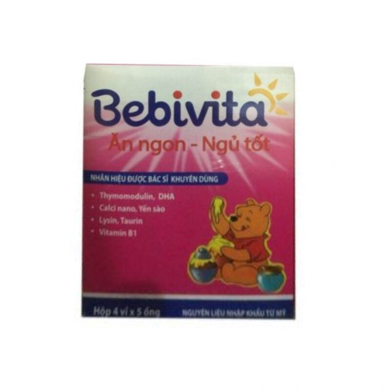 Bebivita Ăn Ngon Ngủ Tốt Hộp 20 Ống Bebivita Ăn Ngon Ngủ Tốt Hộp 20 Ống