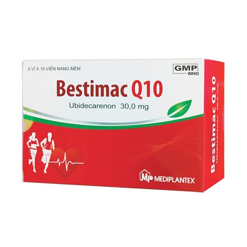 Thuốc Bestimac Q10 - Hộp 60 Viên - Chống Oxy Hóa
