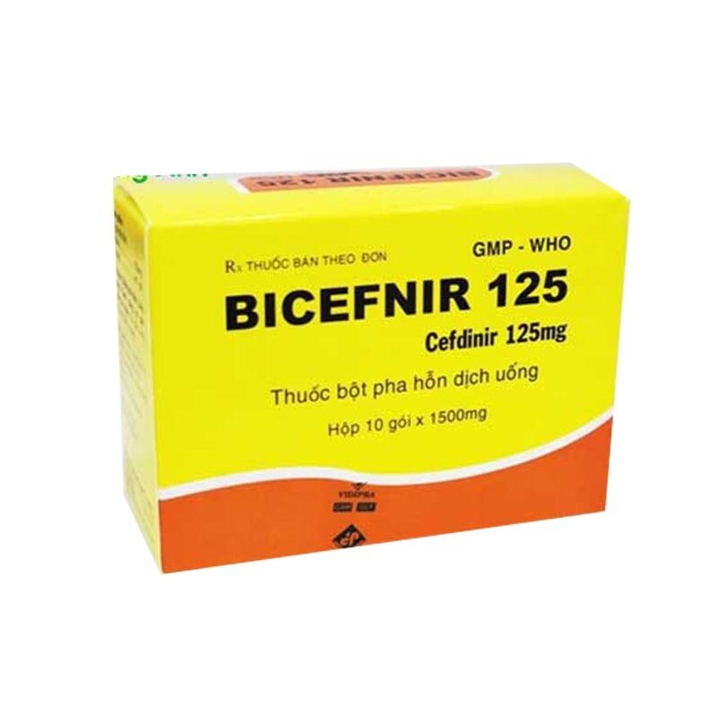 Thuốc Bicefnir 125mg - Hộp 10 Gói - Điều Trị Nhiễm KHuẩn