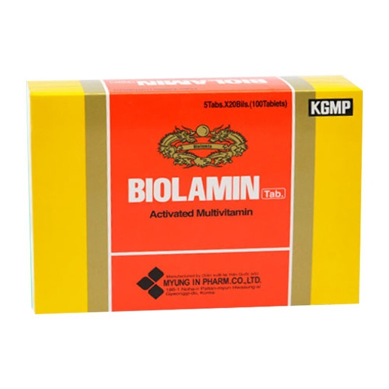 Thuốc Biolamin Tab - Hộp 100 Viên - Phục Hồi Sức Khỏe