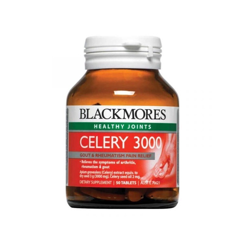 Blackmores Celery 3000 - Lọ 50 Viên - Hỗ Trợ Xương Khớp