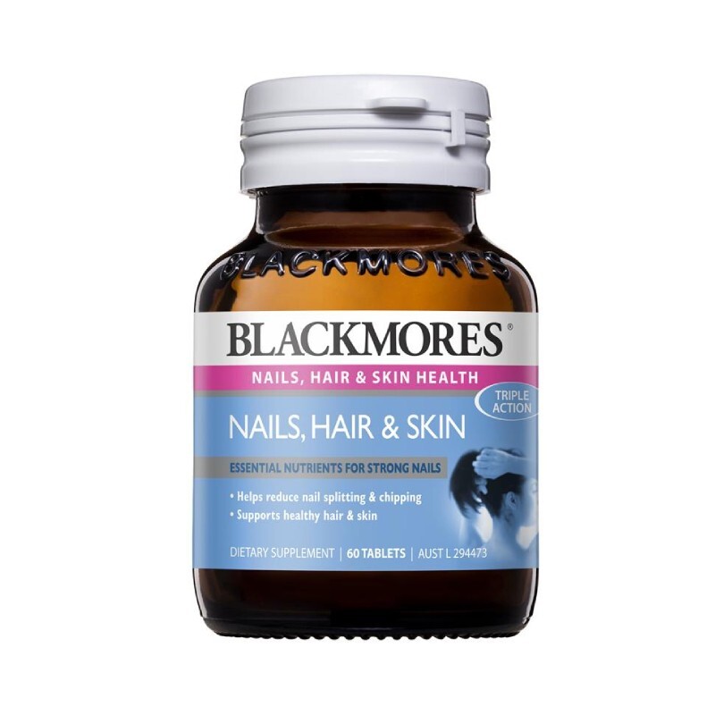Blackmores Nails, Hair & Skin Lọ 60 Viên Blackmores Nails, Hair & Skin Lọ 60 Viên