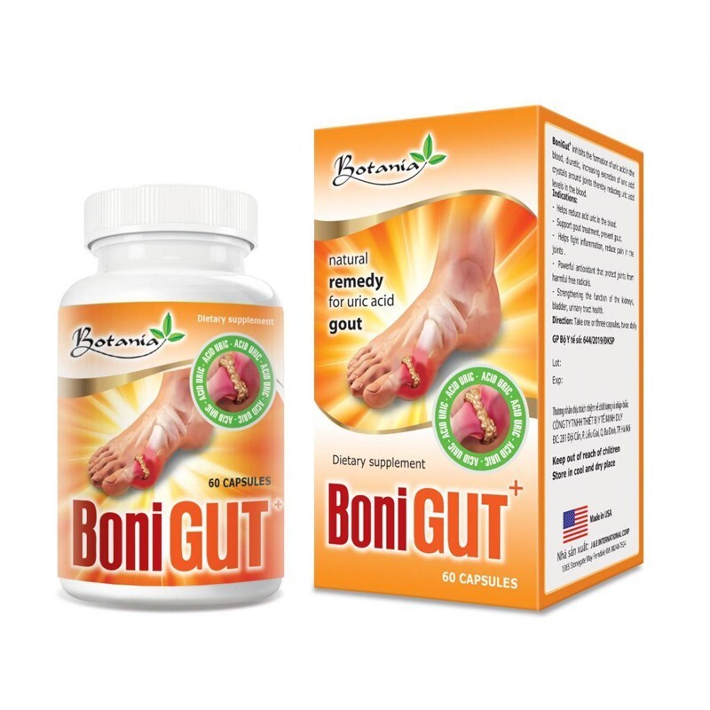 Bonigut - Hộp 60 Viên - Hỗ Trợ Điều Trị Gout