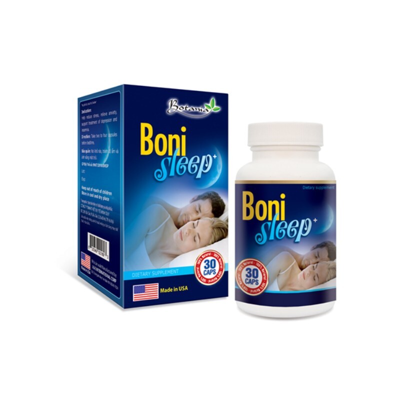 Bonisleep Lọ 30 Viên - Hỗ Trợ An Thần, Ngủ Ngon