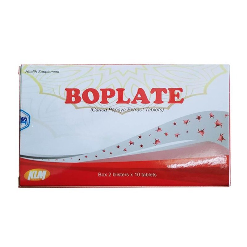 Boplate - Hộp 20 Viên - Tăng Cường Tái Tạo Tiểu Cầu