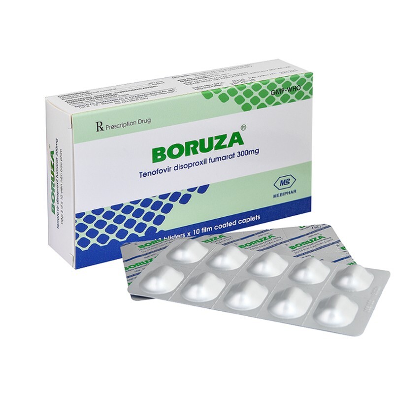Thuốc Boruza 300mg - Hộp 30 Viên - Ngừa Nhiễm HIV