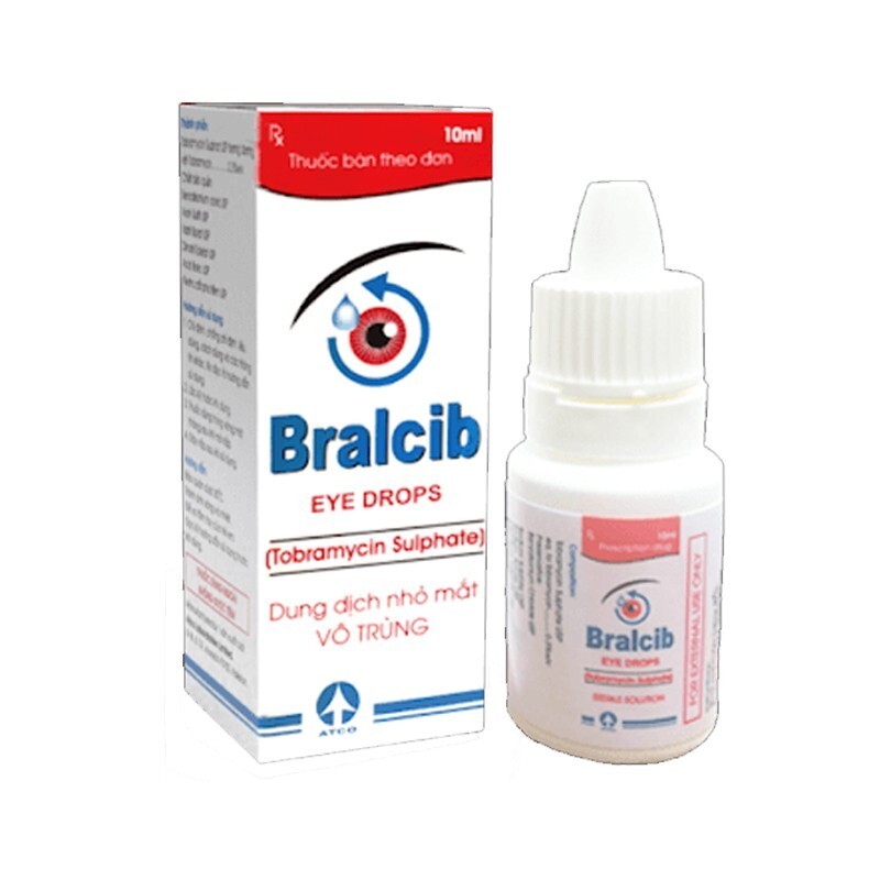 Thuốc Bralcib Eye Drops - Lọ 5ml - Trị Nhiễm Trùng Ở Mắt