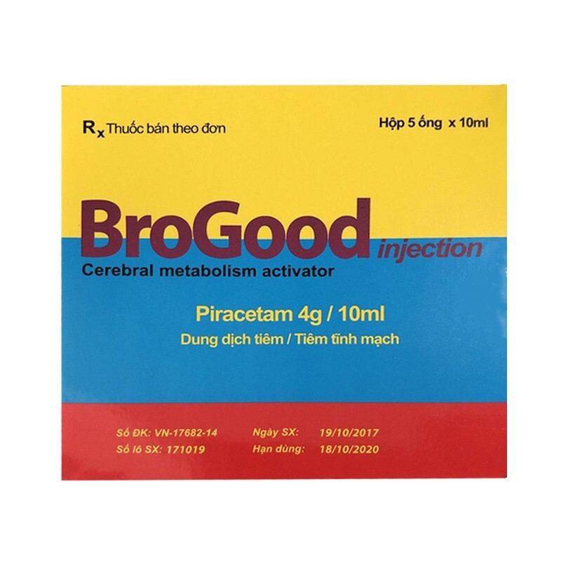 Brogood Hộp 5 Ống - Trị Rối Loạn Thần Kinh Trung Ương