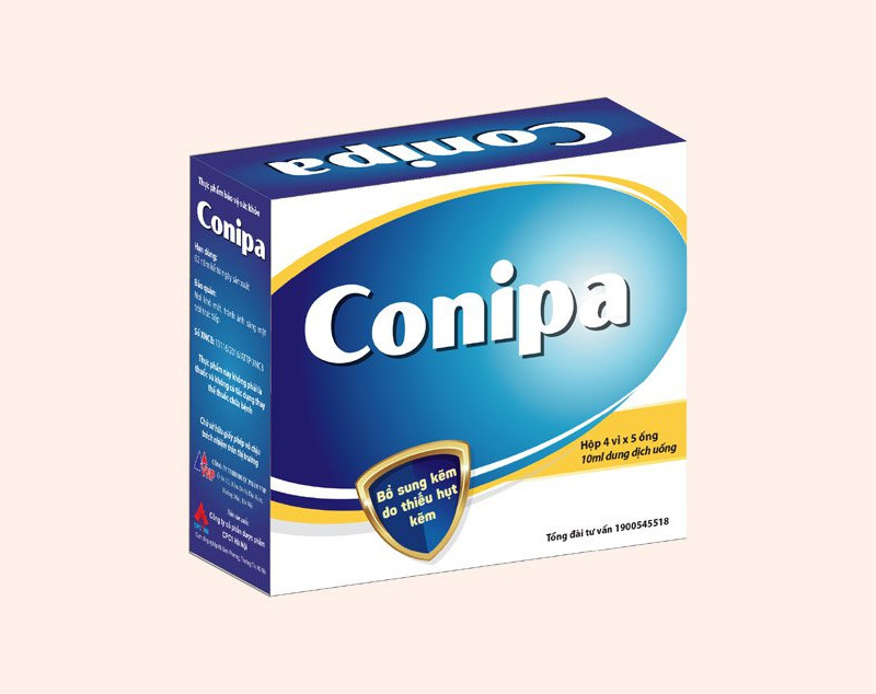 Thuốc Conipa Pure - Hộp 20 Ống - Bổ Sung Kẽm Cho Cơ Thể