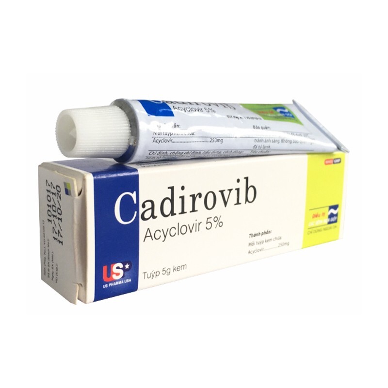 Thuốc Cadirovib - Tuýp 5g - Điều Tri Nhiễm Herpes Sinh Dục