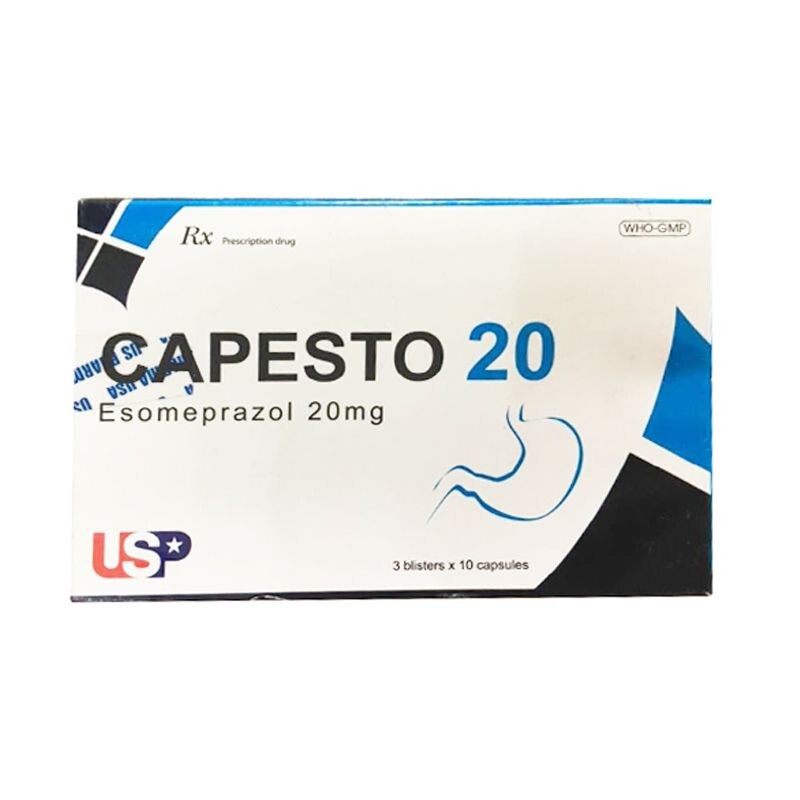 Capesto 20 Hộp 30 Viên - Điều Trị Viêm Loét Dạ Dày