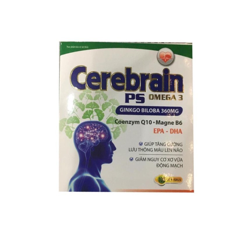 Cerebrain Ps Hộp 100 Viên - Tăng Tuần Hoàn Não Bộ