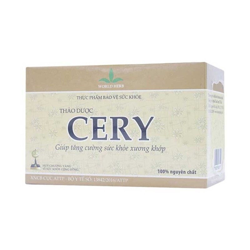 Thảo Dược Cery World Herb - Hộp 30 Gói - Tăng Sức Khỏe Xương Khớp
