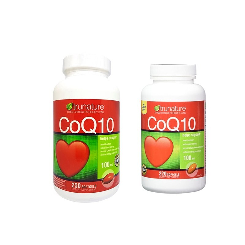 Co Q10 100Mg Trunature 220 Viên - Tốt Cho Hệ Tim Mạch Co Q10 100Mg Trunature 220 Viên - Tốt Cho Hệ Tim Mạch