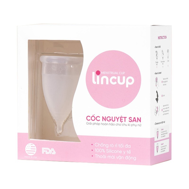 Cốc Nguyệt San Lincup - Hộp 1 Cốc - Thoải Mái Vận Động Cốc Nguyệt San Lincup - Hộp 1 Cốc - Thoải Mái Vận Động