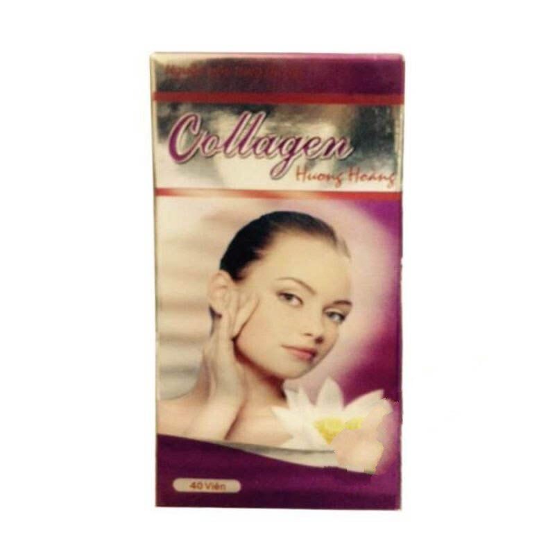 Collagen Hương Hoàng Hộp 40 Viên - Làm Đẹp Da