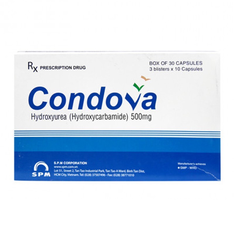 Thuốc Condova 500mg - Hộp 30 Viên - Điều Tri Ung Thư Bạch Cầu Thuốc Condova 500mg - Hộp 30 Viên - Điều Tri Ung Thư Bạch Cầu