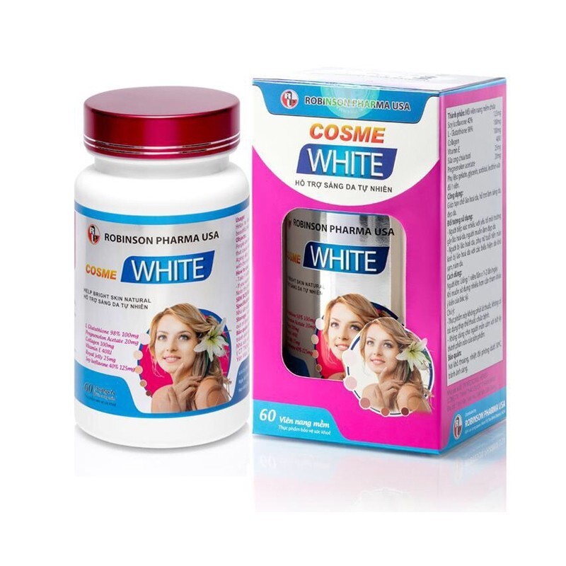 Cosme White Hộp 60 Viên - Hỗ Trợ Sáng Da Tự Nhiên