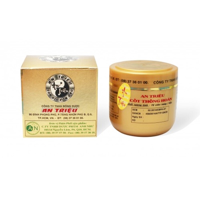 An Triệu Cốt Thống Hoàn - Hộp 36 Viên - Điều Hòa Khí Huyết