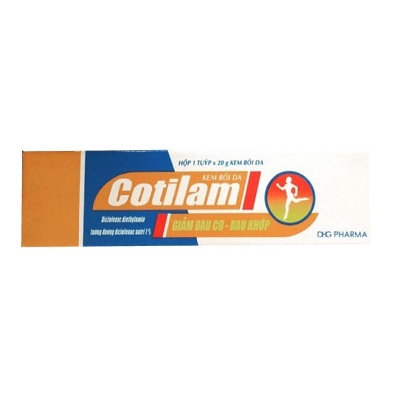 Cotilam Tuýp 20g - Giảm Đau Cơ, Đau Khớp Cotilam Tuýp 20g - Giảm Đau Cơ, Đau Khớp
