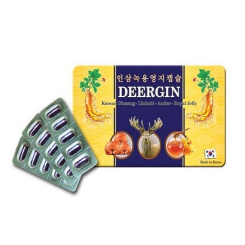 Deergin Hộp 60 Viên - Tăng Cường Sức Đề Kháng