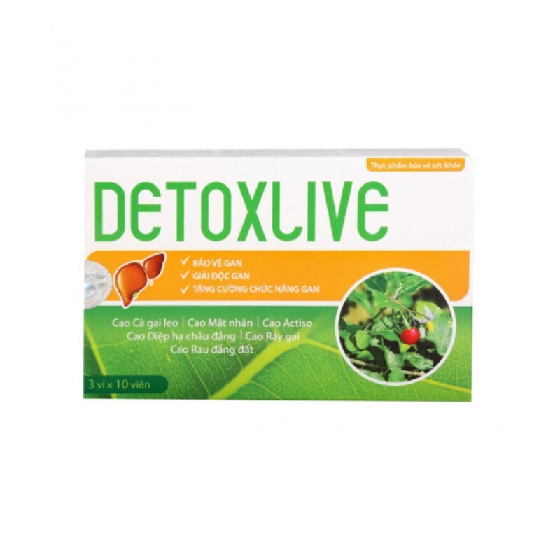 Detoxlive Hộp 30 Viên - Bổ Gan