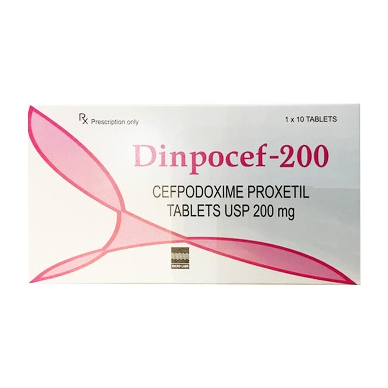 Thuốc Dinpocef 200mg - Điều Trị Các Bệnh Nhiễm Khuẩn