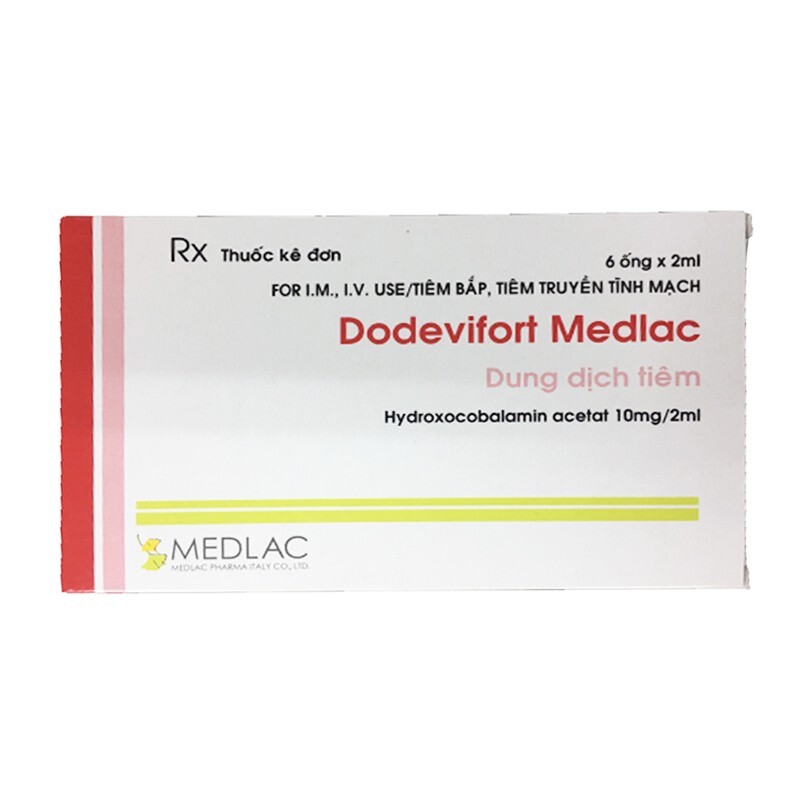 Thuốc Dodevifort Medlac - Hộp 6 Ống