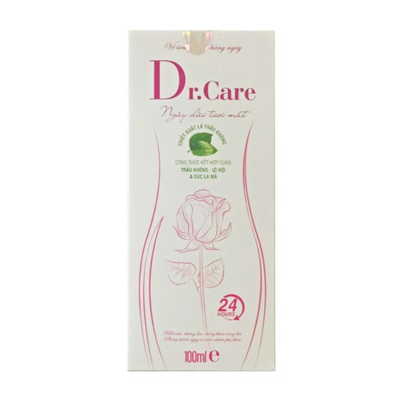 Dr.care Chai 100ml - Dung dịch vệ sinh phụ nữ lá trầu không