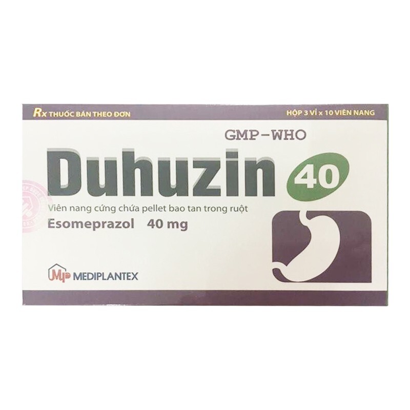 Thuốc Duhuzin 40 - Hộp 30 Viên - Điều Trị Bệnh Trào Ngược