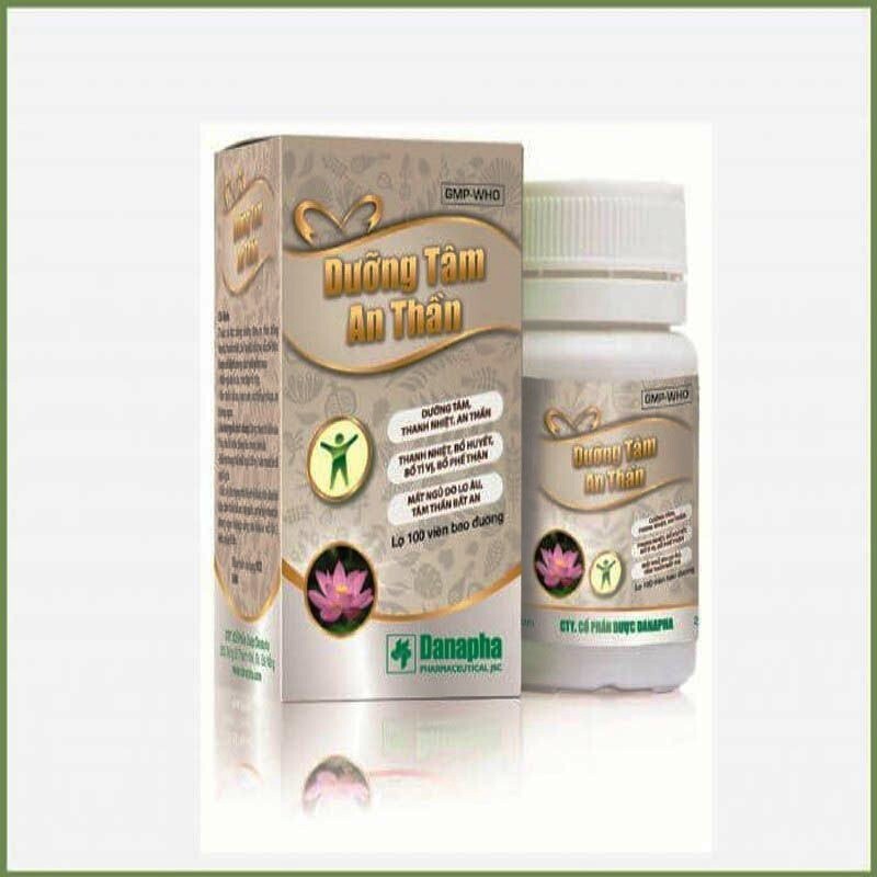 Dưỡng Tâm An Thần Danapha 100 Viên - Hết Lo Âu, Ngủ Ngon