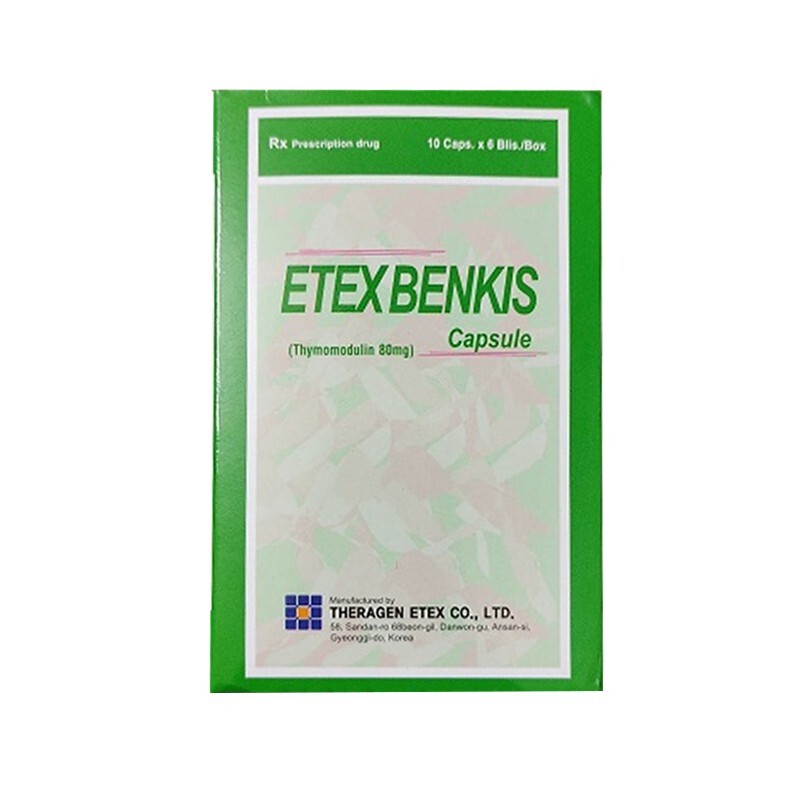 Etex Benkis Capsule Hộp 60 viên - Trị các bệnh nhiễm trùng