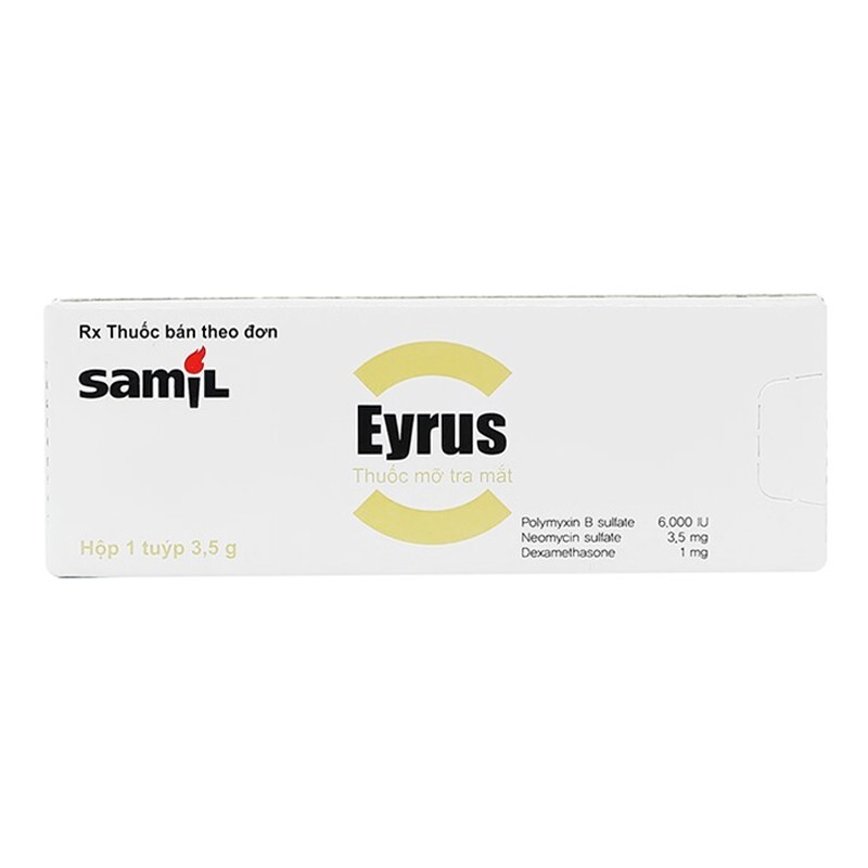 Thuốc Eyrus - Tuýp 3.5g - Điều Trị Nhiễm Khuẩn Ở Mắt