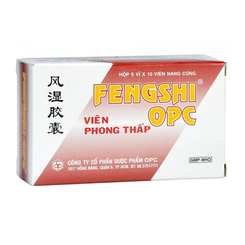 Fengshi Opc - Hộp 50 Viên - Điều Trị Đau Mỏi Vai Gáy