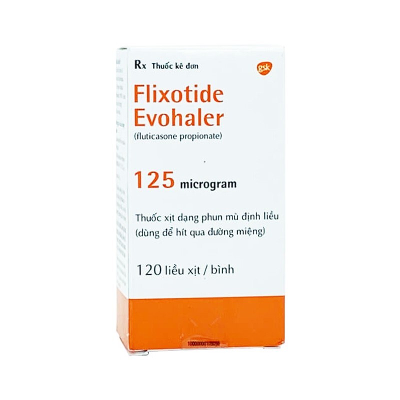 Thuốc Flixotide Evohaler 125mcg - 120 Liều - Dự Phòng Hen Thuốc Flixotide Evohaler 125mcg - 120 Liều - Dự Phòng Hen