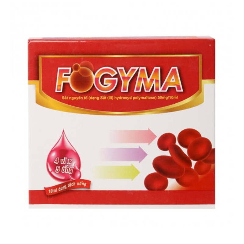 Thuốc Fogyma - Hộp 20 Ống - Bổ Sung Sắt Cho Cơ Thể