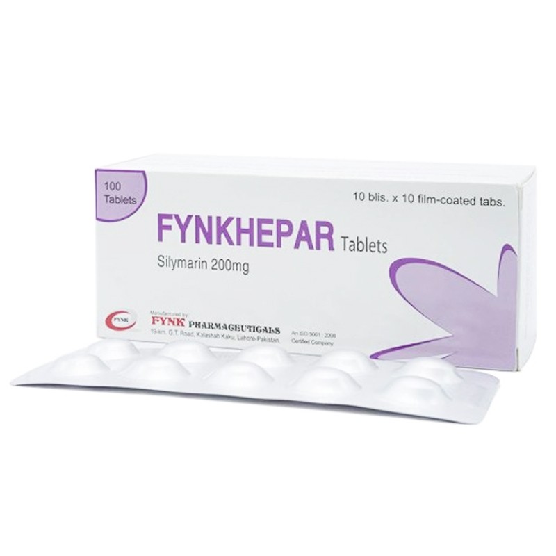  Thuốc Fynkhepar 200mg - Hộp 100 Viên - Điều Trị Viêm Gan