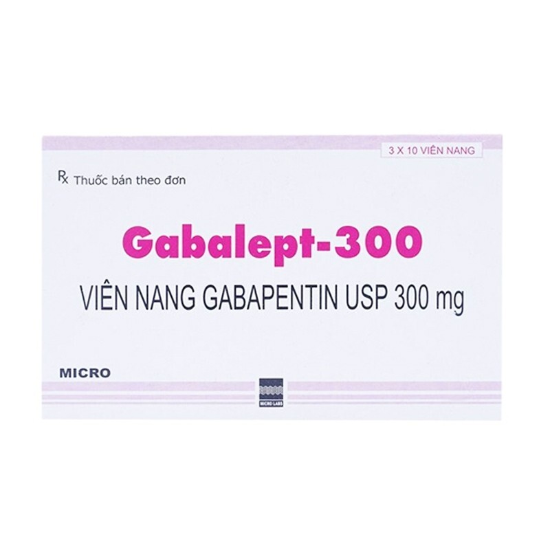 Thuốc Gabalept 300mg - Hộp 30 Viên - Điều Trị Động Kinh Thuốc Gabalept 300mg - Hộp 30 Viên - Điều Trị Động Kinh