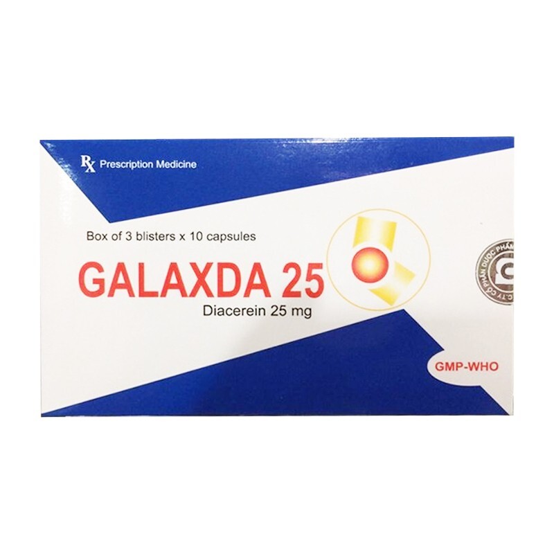 Thuốc Galaxda 50mg - Hộp 30 Viên - Điều Trị Thoái Hóa Khớp Thuốc Galaxda 50mg - Hộp 30 Viên - Điều Trị Thoái Hóa Khớp