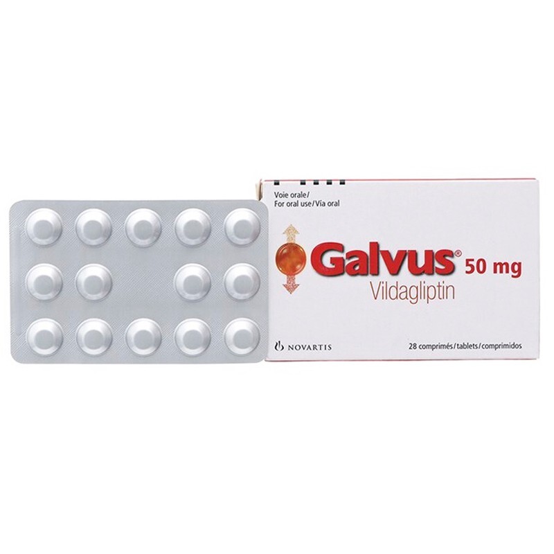 Thuốc Galvus 50mg - Hộp 28 Viên - Điều Trị Đái Tháo Đường Thuốc Galvus 50mg - Hộp 28 Viên - Điều Trị Đái Tháo Đường