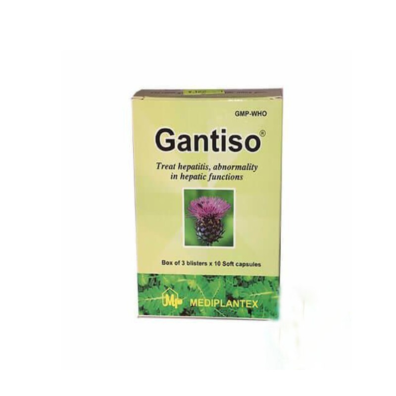 Gantiso Hộp 30 Viên - Điều Trị Bệnh Về Gan