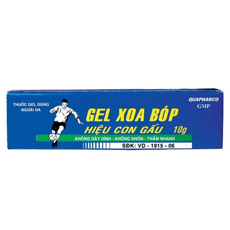 Gel Xoa Bóp Hiệu Con Gấu 10g - Giảm Đau Hiệu Quả