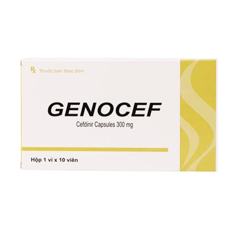 Thuốc Genocef 300mg - Hộp 10 Viên - Điều Trị Nhiễm Trùng